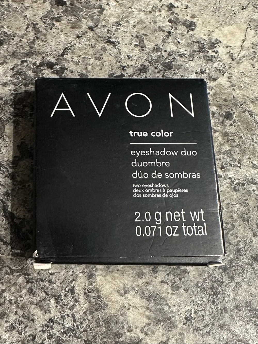 NIB Avon True Color Eyeshadow Duo Warm Cashmere Shimmer R3645 2g NOS 2013